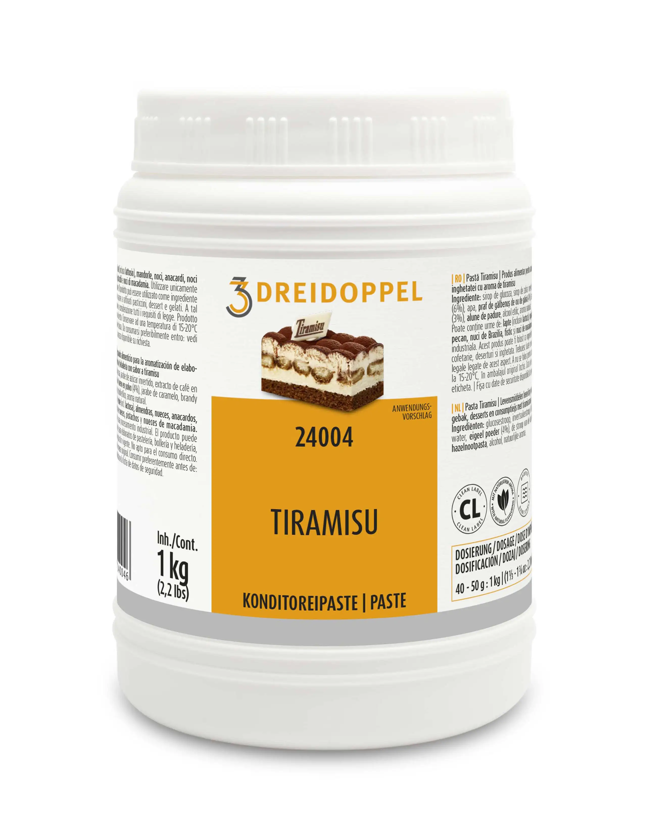 Dreidoppel Konditoreipaste Tiramisu 1kg