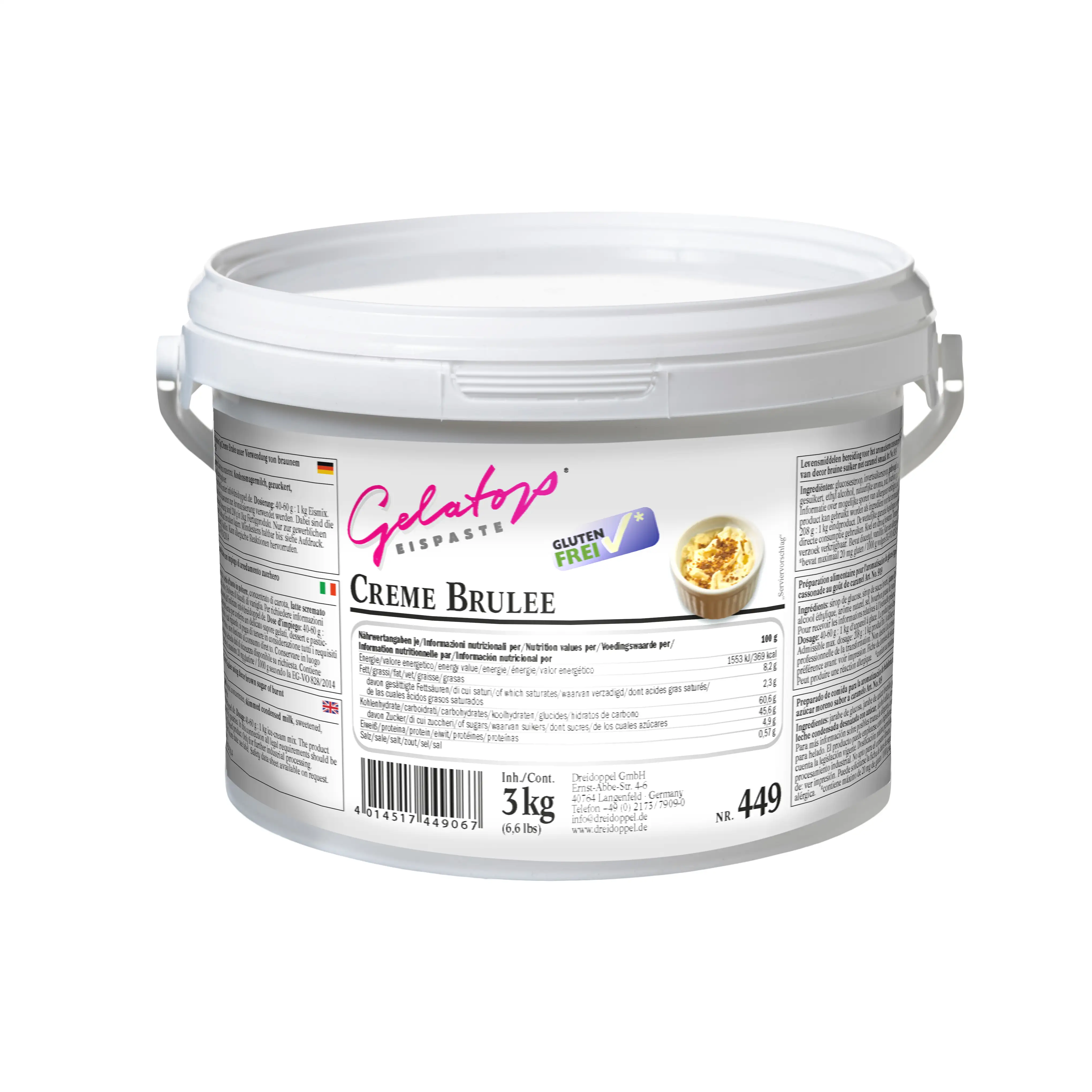 Dreidoppel Eispaste Creme Brulee 3kg