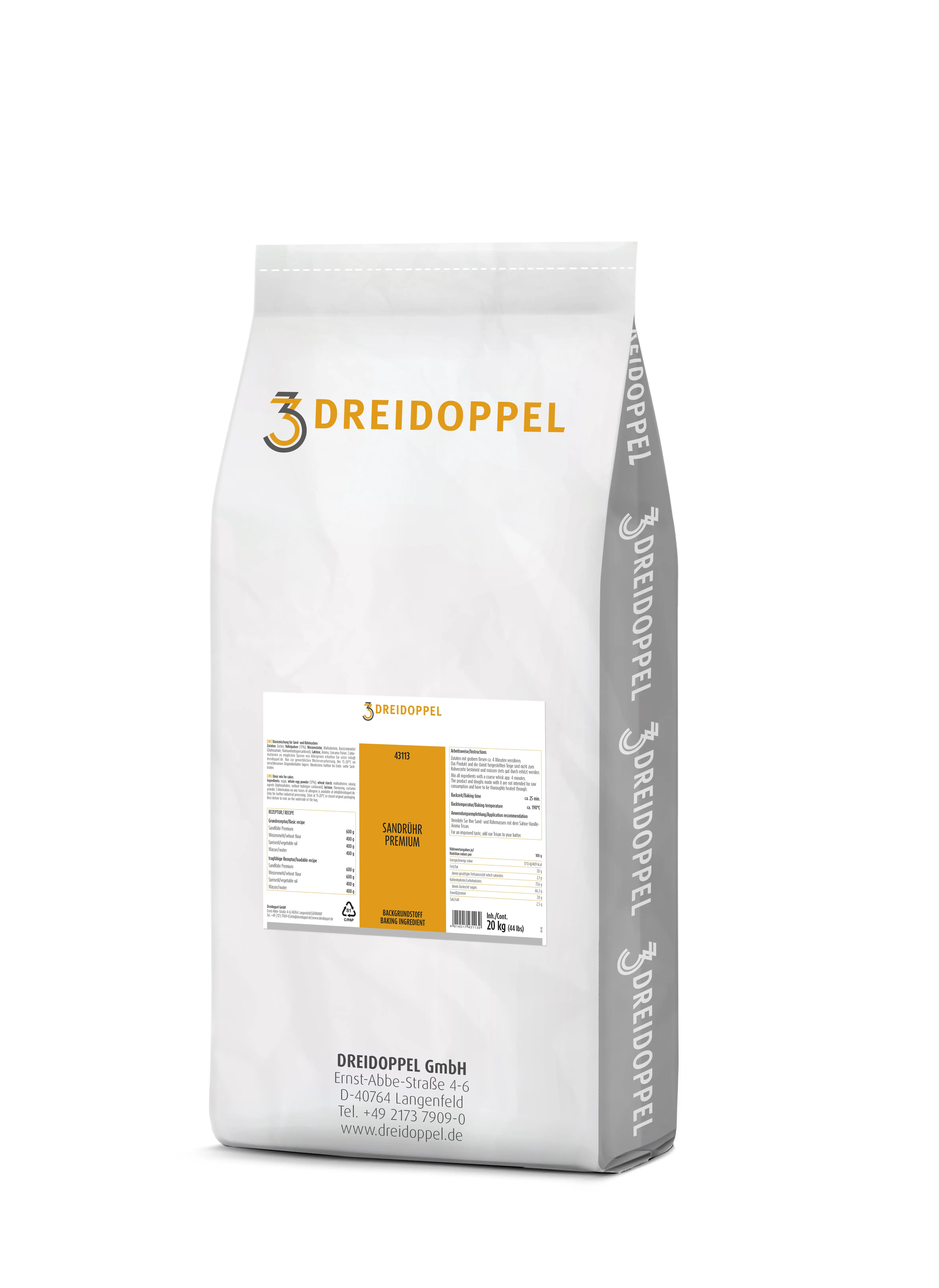 Dreidoppel Backgrund Sandrühr Premium 20kg