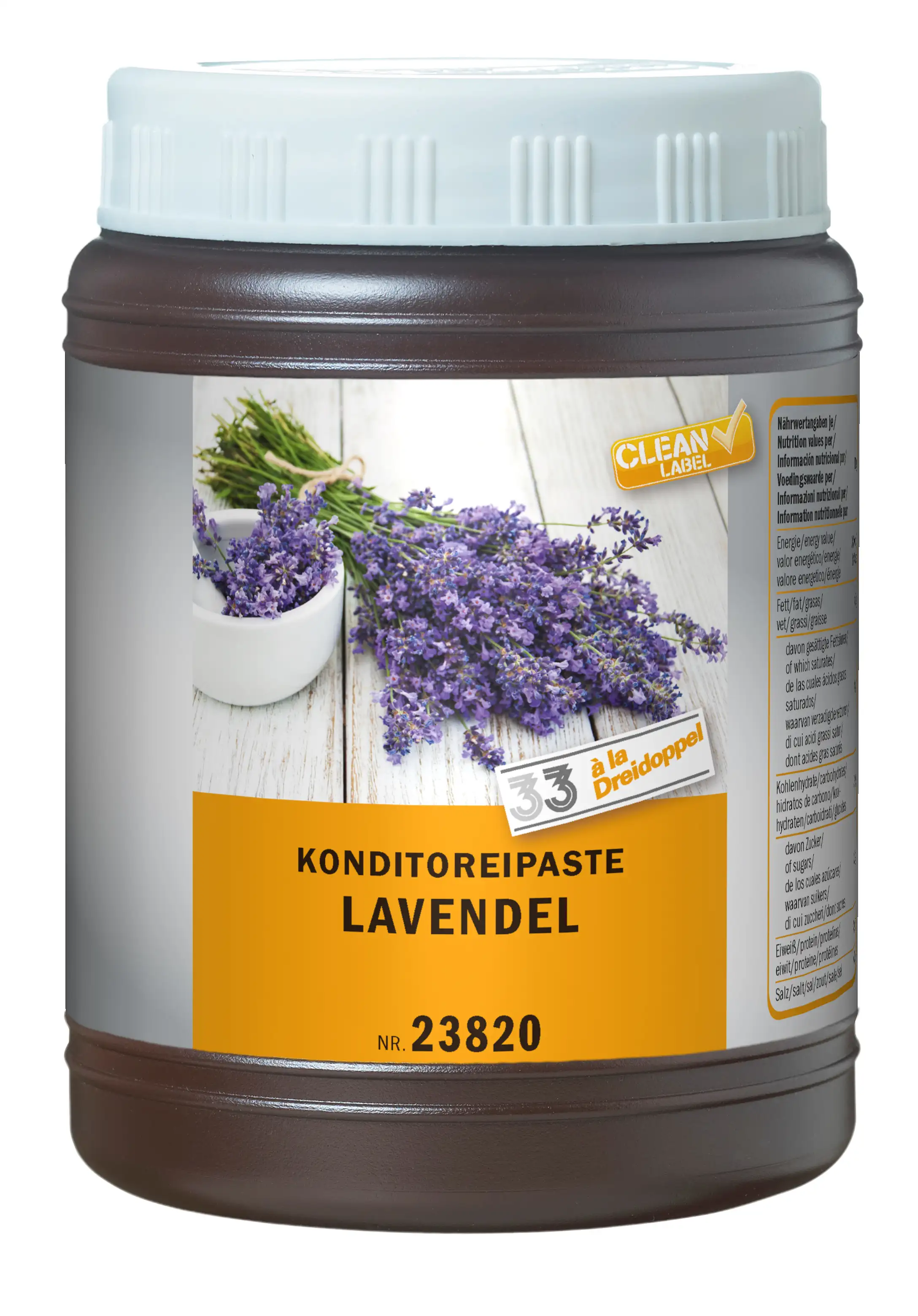 Dreidoppel Konditoreipaste Lavendel 1kg