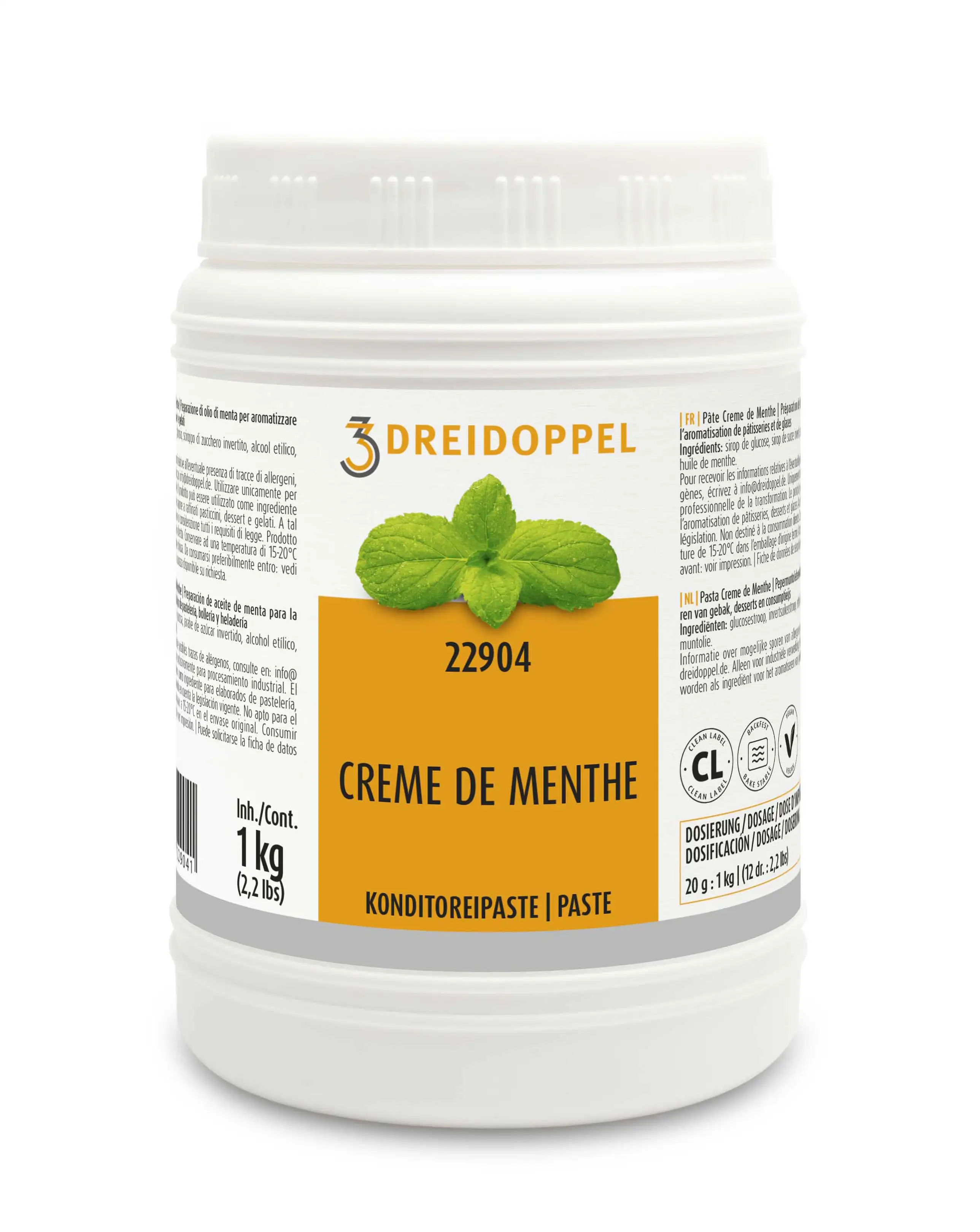 Dreidoppel Eisaroma Aromapaste Creme de Menthe 1kg